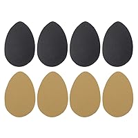 Holibanna 4 Pairs High Heel Non-Slip Mat Metatarsal Foot Pads Forefoot Support Pads Shoe Inserts Silicone Heel Protector Anti- Slip Shoe Grips Foot Insoles Leather Shoes Sticker