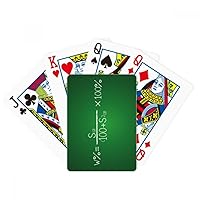 Chemistry Kowledge Solubility Formula Poker Playing Magic Card Fun Board Game