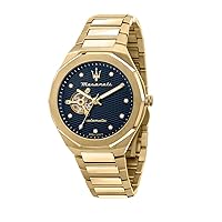 Maserati Stile Men's Automatic Time Watch - R8823140006, gold, Bracelet