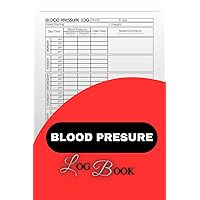 Blood Pressure Log Book For Daily Tracking: Daily Tracking & Health Monitoring for Improved Wellness
