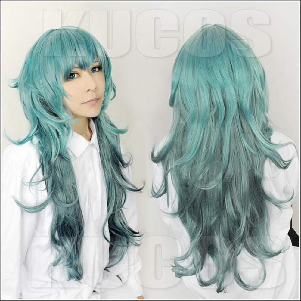 BELUNOT Anime Tokyo Ghoul Sen Takatsuki ETO Cosplay Wigs 80cm Long Green Heat Resistant Synthetic Hair Wig + Wig Cap