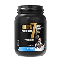 Maxler Golden 7 Protein Blend - Protein Powder for Muscle Gain & Recovery - Cookies and Cream Protein Powder 2 lb
