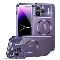 IVY Armor Case for iPhone 14 pro IPhone14 pro ip14 pro Case - [Compatible with MagSafe] - Invisible Stand Case with Fragrance Aroma Slim Shockproof Phone Cover - Purple