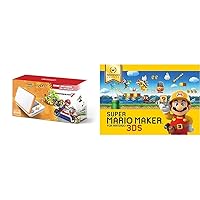 New 2DS XL Mario Kart 7 Bundle - White/Orange + Nintendo Selects: Super Mario Maker for 3DS - 3DS [Digital Code]