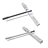 Long Extendable Functional Cigarette Holder - Pack of 2 Colors - Detachable for Cleaning - Fits All Standard Size 25 mm Cigarettes