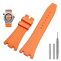 Silicone Watch Straps 26mm 27mm Watchband For AP 15400 15202 15500 15703 26470SO Royal Oak Offshore Men's Sports Rubber Bracelet