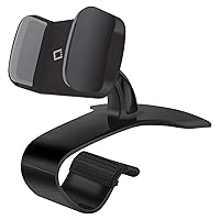 Dashboard Phone Mount Cradle 360 Rotating Smartphone Holder Compatible with iPhones Samsung Galaxy, Google Pixel Smartphones