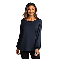 Port Authority Ladies Luxe Knit Jewel Neck Top. LK5600