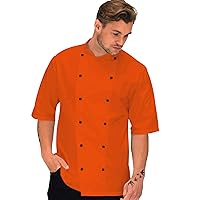 Men's Chef Coat/Chef Jacket Multi-Colored Half Sleeve Chef Coat Size (S-6XL)