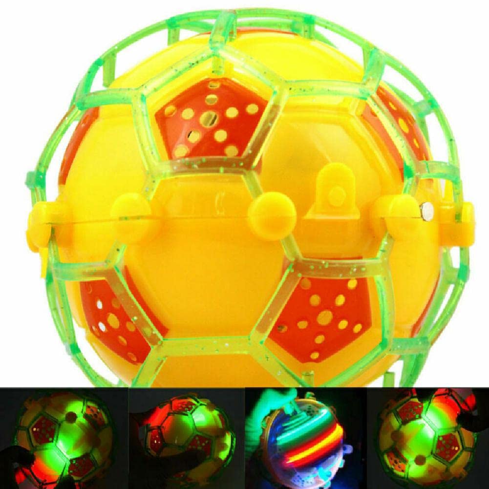 MOOKEENONE 11cm Light-Up Toddler Electric Flash Light Ball Creative Kid Football Toy Boy Girl