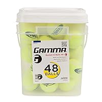 GAMMA Sports Pressureless Tennis Balls Box, Bulk Tennis Balls, Premium Tennis Accessories, 18, 36, 48, 75 Pack Sizes, Tennis Practice, Tennis Training, Pet Toys, Dog Ball, Coach, Indoor & Outdoor Play