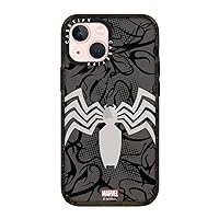 CASETiFY Impact iPhone 13 Mini Case [Spider-Man Co-Lab / 6.6ft Drop Protection] - Venom Suit Case - Clear Black