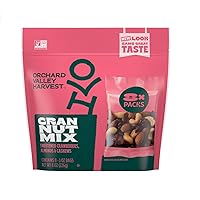 Orchard Valley Harvest Cran Nut Mix Multipack, 1 oz (Pack of 8), Sweetened Cranberries, Almonds, Cashews, Gluten Free, Stand Up Bag, Non-GMO, 3g Plant Based Protein Per Serving, On-The-Go Snack