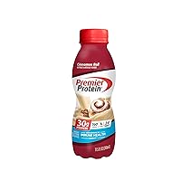 Premier Protein Shake, Cinnamon Roll, 30g Protein, 1g Sugar, 24 Vitamins & Minerals, Nutrients to Support Immune Health 11.5 fl oz