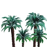 Dollhouse Miniature Coconut Tree Palm for Doll House Decor