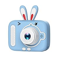 X12 Kid Digital Camera 2000W Pixels 1920x1080P Photos Video Recorder for 3-14 Years Old Girl Boy Built-in 400mA Battery 2.0 Inch-IPS Screen High-Defination Video Recorder Birthday