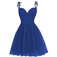 Homecoming Dress Tulle Lace Cocktail Women's Short Party Prom Dress