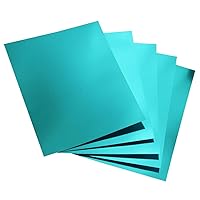 Hygloss Metallic Foil Board Stock Sheets Arts & Crafts, Classroom Activities & Card Making, 25 Pack, 8.5 x 11-Inch, Blue, 8.5 x 11 Inches, 25 Count