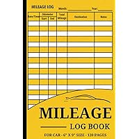 Mileage Log Book for Car: Stylish Mileage Personal Expense Tracker , 6