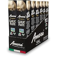 Amore Vegan Garlic Paste In A Tube - Non GMO Certified and Made In Italy 3.2 Ounce (Pack of 12)