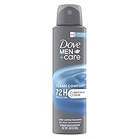 Men+Care Antiperspirant Deodorant Clean Comfort Dry Spray For Men 72-hour Sweat and Odor Protection with Triple Defense Technology 3.8 oz
