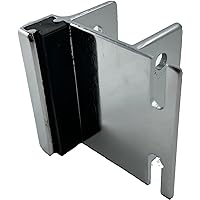 TP5341-B Die Cast Zamac Chrome Plated Emergency Access Inswing Strike & Keeper For 1-1/4-inch Thick Square Edge Partition