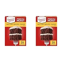 Perfectly Moist Butter Recipe Fudge Cake Mix, 15.25 OZ (Pack of 2)