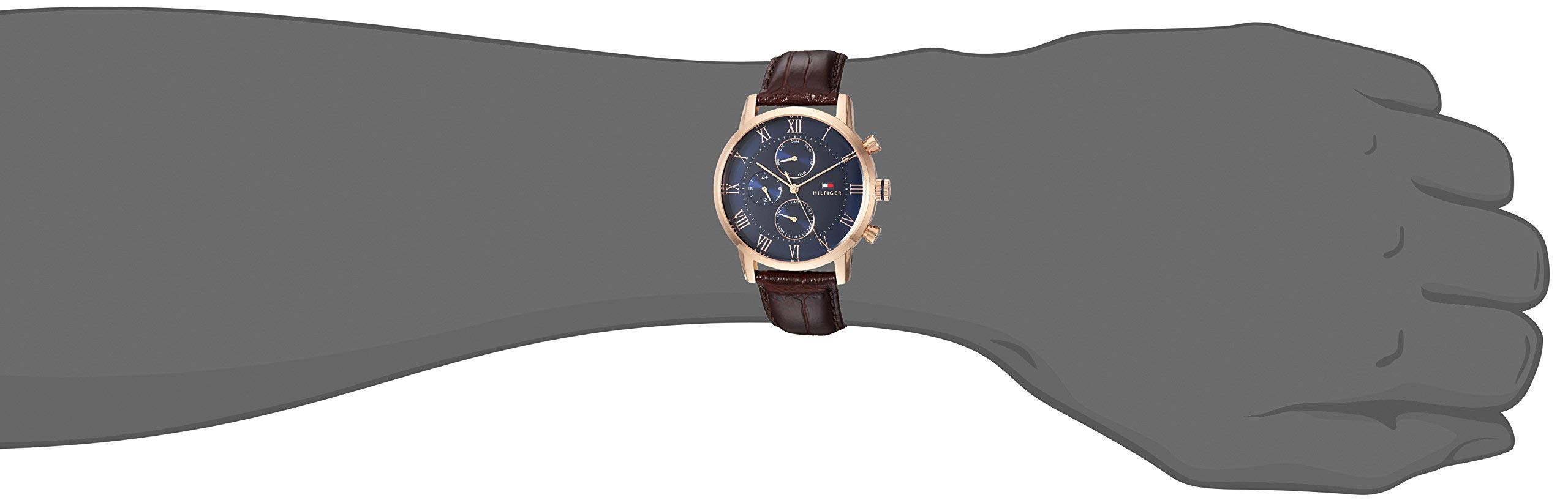 Tommy Hilfiger Men's 1791399 SOPHISTICATED SPORT Analog Display Quartz Brown Watch