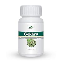Jain's Pure Gokhru (Tribulus Terrestris) - 100 GMS (2 Bottles) - Indian Ayurveda's Pure Natural Herbal Supplement Powder