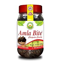 Basic Ayurveda Amla Bite Chatpata Candy | Sweet Sour & Tangy | Fruit Candy Chewy & Soft | Indian Gooseberry Natural Source of Vitamin C | 8.82 Oz (250g)