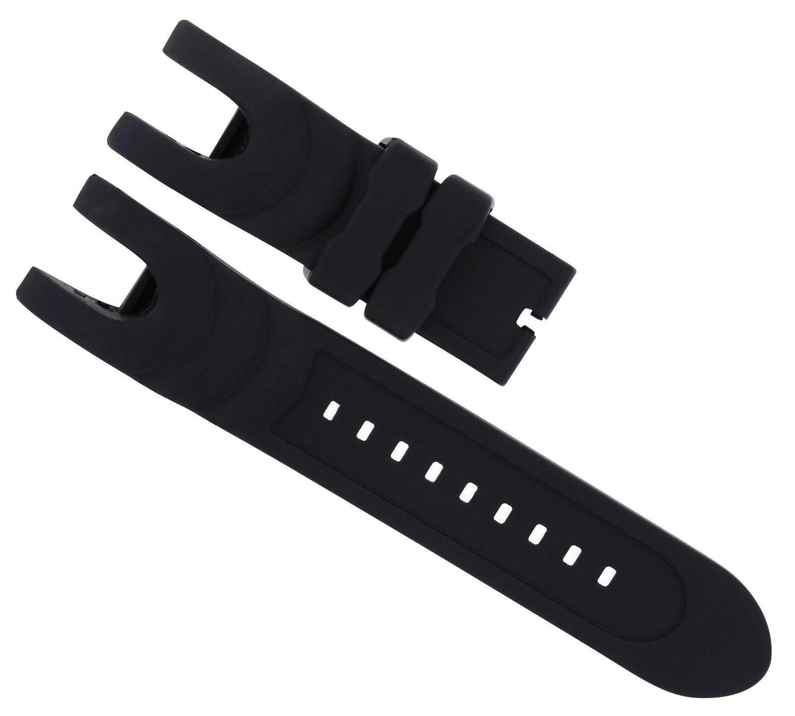 Ewatchparts 26MM RUBBER WATCH BAND STRAP COMPATIBLE WITH INVICTA RESERVE COLLECTION VENOM 0361 5735 5736