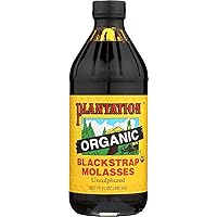 Plantation Blackstrap Molasses, Organic, 15 oz (Pack of 2) Plantation Blackstrap Molasses, Organic, 15 oz (Pack of 2)