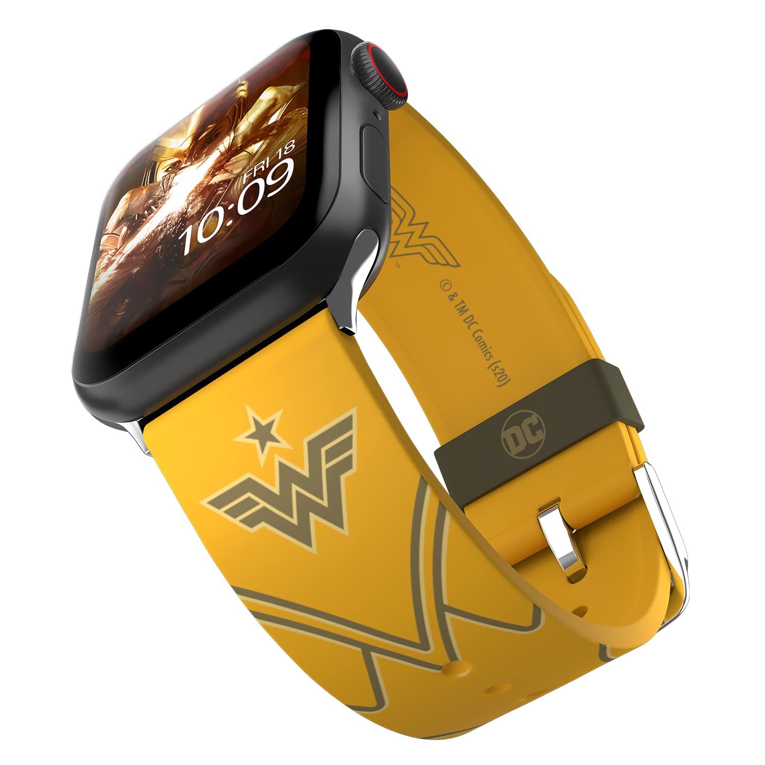 DC Comics - Wonder Woman 1984 Smartwatch Band – Officially Licensed, Compatible with Every Size & Series of Apple Watch (watch not included)