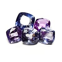 Alexandrite Gemstone Total 30 Carat 5 Pieces Lot Loose Bead Square Cushion Stone at Wholesale Rate