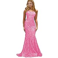 Spaghetti Straps Velvet Sequins Prom Party Dresses Mermaid 2023 Gliiter Evening Dresses for Women Formal Sexy