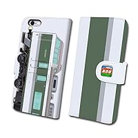 Railway Smartphone Case No.50 189 Series Asama Color [Notebook Type] JR East Licensed iPhone 7/8 tc-t-050-7