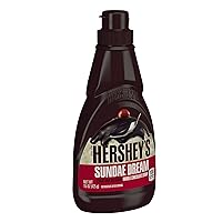 HERSHEY'S Sundae Dream Double Chocolate Syrup Bottle, 15 oz