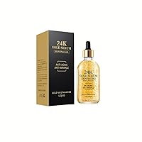 24K Gold Niacinamide Face Essence Serum, Anti-Aging & Skin Brightening Complex, Boosts Radiance, Reduces Fine Lines - 1.01 Fl Oz (1 Count)