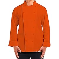Unisex Chef Coat Pearl Button Colored Men's Chef Coat Full Sleeve (XS-6XL)