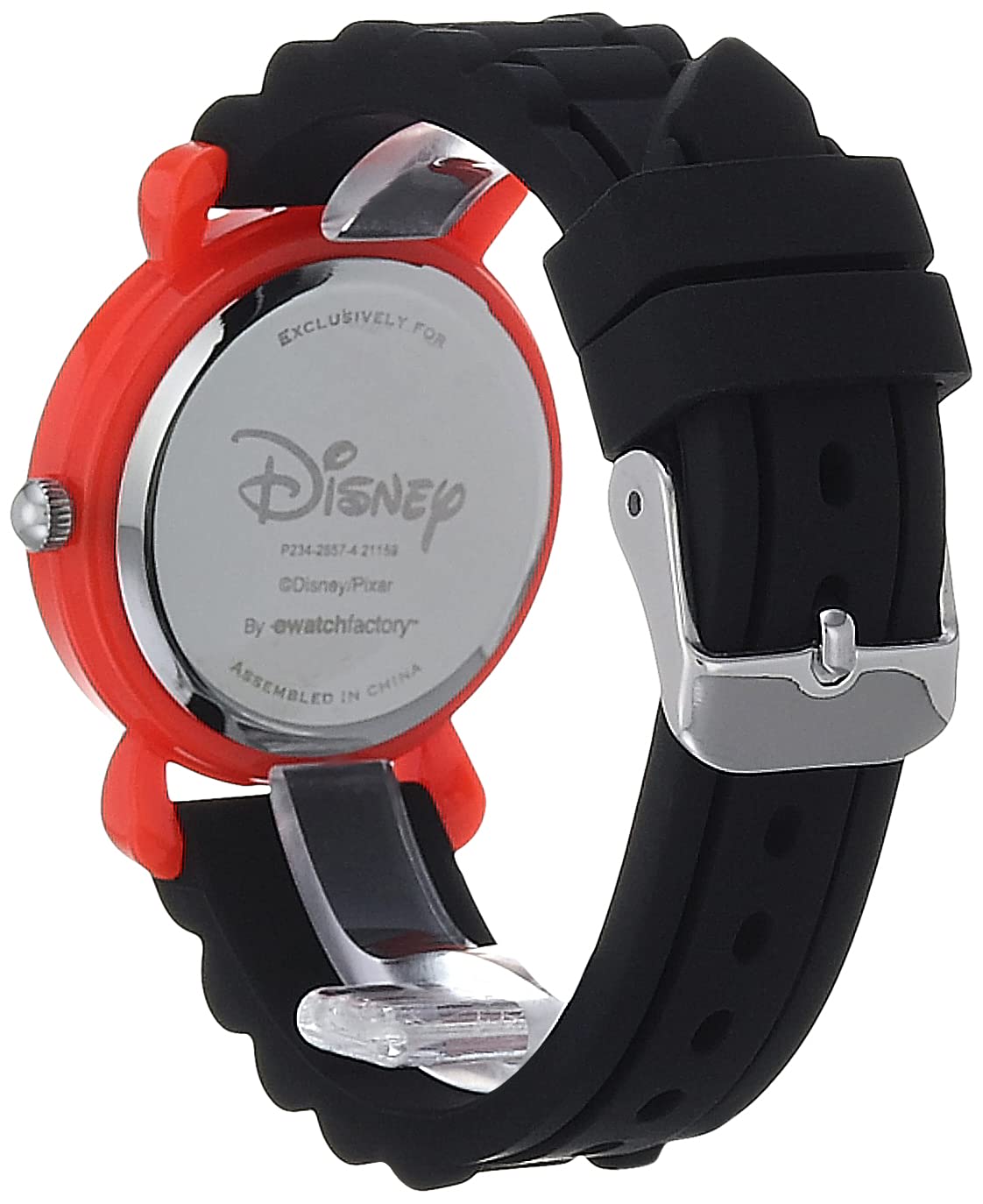 Disney Cars Kids' Plastic Time Teacher Analog Quartz Silicone Strap Watch
