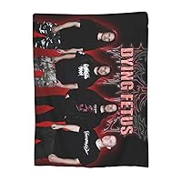 Dying Music Fetus Blanket Ultra Soft Cozy Throw Blanket Warm Lightweight Reversible Fluffy Flannel Blanket Room Decor Home Decor for Bedroom Couch Sofa Bed Travel 60