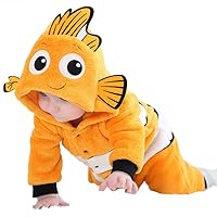 Baby Jumpsuit Romper Costume Winter Animal Yellow Chick Onesie Outfits Suit