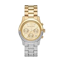 Michael Kors Runway Women's Watch, Stainless Steel Watch for Women with Steel, Ceramic or Silicone Band