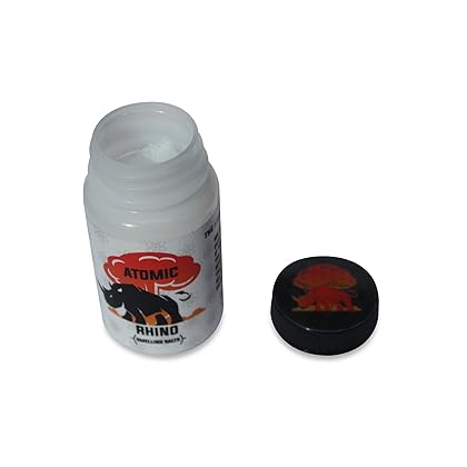 Atomic Rhino Smelling Salts for Athletes 100’s of Uses per Bottle Explosive Workout Sniffing Salts for Massive Energy Boost Just Add Water to Activate Pre Workout