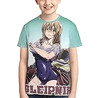 Youth T-Shirt Anime 3D Short Sleeve Teenage Boys' Girls Tops