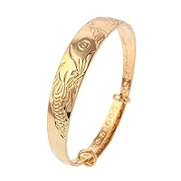 Copper Phoenix Dragon Vintage Bangle Bracelet Jewelry for Women Jewelry Friend Gift