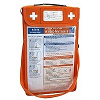 Insulated - Large A4 and Shoulder Strap - Medication Bag for Allergy and Asthma - Highly Visible and Noticeable in The case of an Emergency