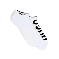 HUGO Men's 2-Pack Logo Combed Cotton Ankle Socks