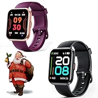 Fitness Smart Watch for Men Women with Alexa Built-in, Activity Tracker with Health, Sleep Monitor, Step Calorie Counter,iOS Android Compatible Bluetooth Smartwatch with IP68 Waterproof