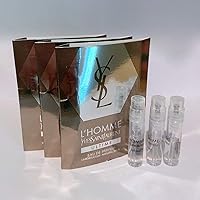 Yves Saint Laurent YSL L'homme Ultime Eau de Parfum Spray Vial 0.04 oz / 1.2ml (Set of 3)